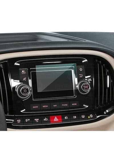 Fiat Doblo Uyumlu 5 İnç Navigasyon Temperli Cam Ekran Koruyucu