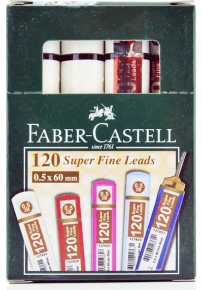 Faber-castell Grip Min 0.5 2b 60mm, 120 Li Beyaz Tüp - 5090127624
