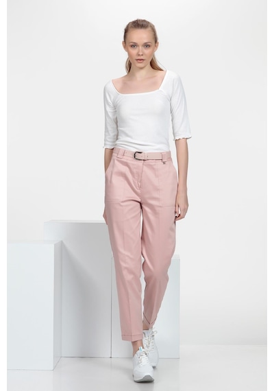 Cigarette Fit Pantolon Gülkurusu