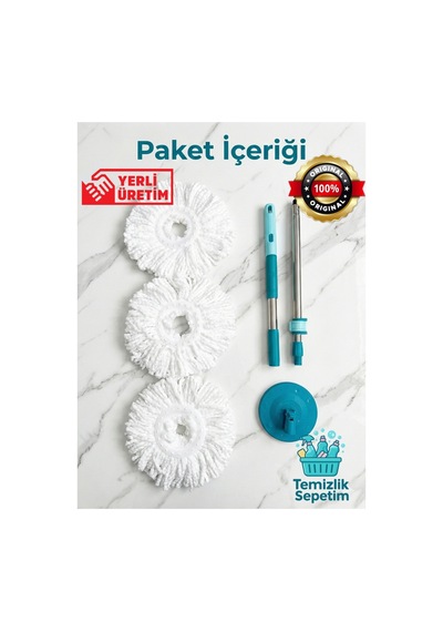 Fix, Comfort Uyumlu Kilit Sistemli Dönen Paslanmaz Çelik Yedek Sap Takımı 3 Adet Başlık