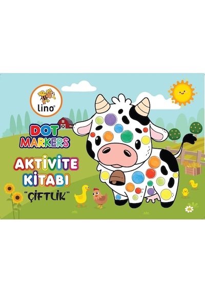 Lino Dot Markers Boyama Kitabı Çiftlik