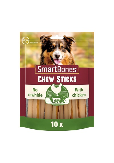 Smartbones Chicken Sticks Tavuklu Çiğneme Çubukları 10'lu, 200 Gr Köpek Ödülü