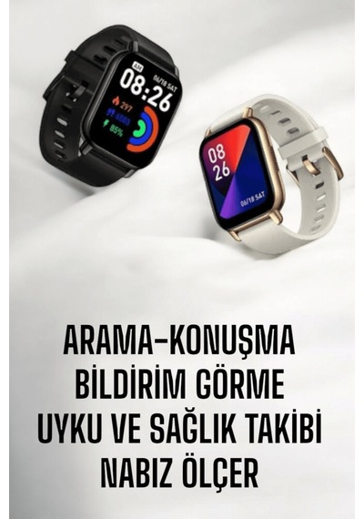 Akıllı Saat Su Ve Toza Dayanıklı Gps Adımsayar Nabız Takipli Uczhk9mini1 Siyah