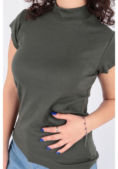 Busem S0016848 Kadın Bluz Haki