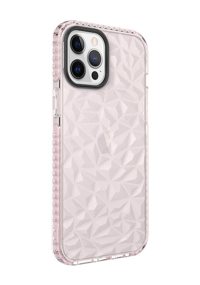 Apple Uyumlu iPhone 12 Pro Max Buzz Kılıf-pembe Pembe Pembe