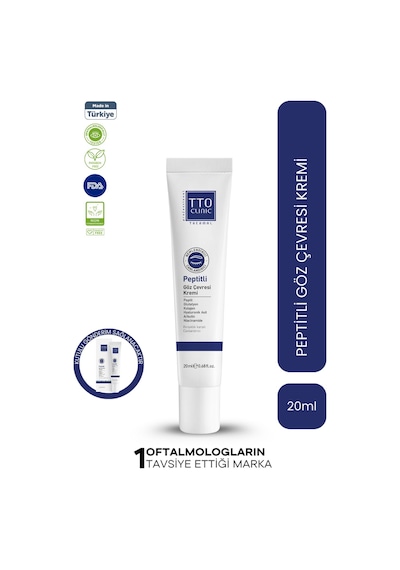 Tto Clinic Peptitli Göz Çevresi Kremi 20 ML