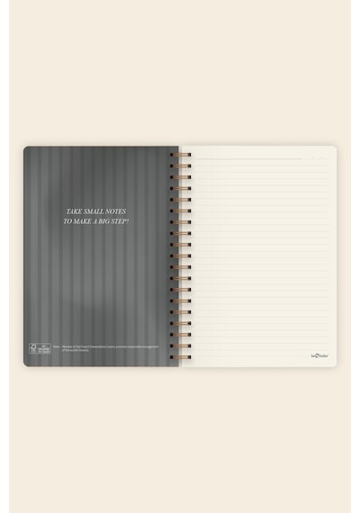 Utopia Spiralli Defter Çizgili Empire 17x24 Cm