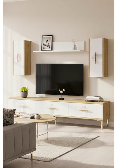 Tvr1815db - İda Tvr180 Ünitesi Takım Safirmeşe - Beyaz 180cm