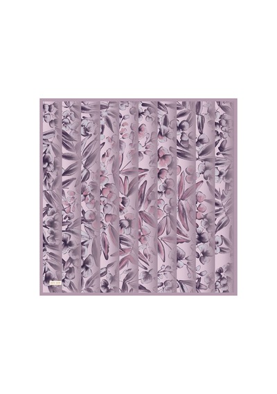 Pierre Cardin Lila 90x90 İpek Krep Saten Eşarp Lila Lila