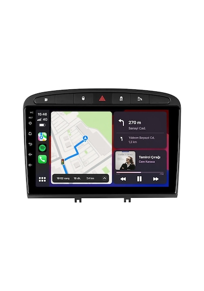Peugeot Rcz 2011-2015 Android Multimedya Carplay Android Auto Navigasyon 8gb Ram 128gb Pro 9"