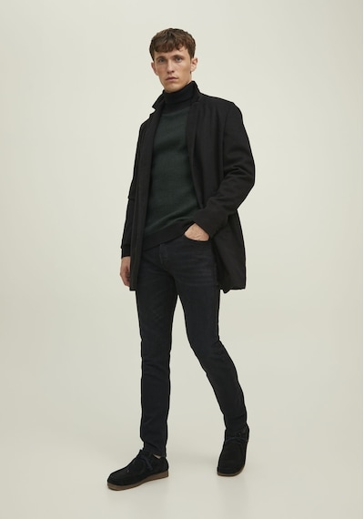 Jack & Jones Tim 789 Slim Fit Jean 12202099 Black Denim Siyah
