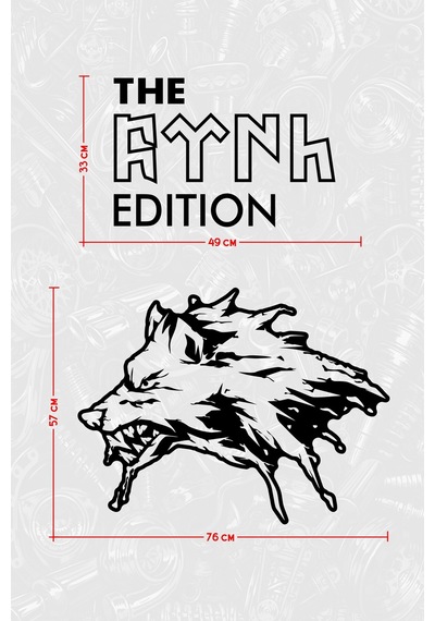 The Türk Edıtıon Sticker - Yan Gövde Kaplama Seti Siyah Mat - 864812508