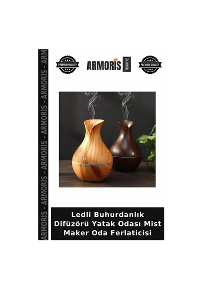 Ledli Buhurdanlık Difüzörü Yatak Odası Mist Maker Oda Ferlaticisi Çok Renkli