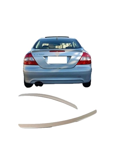 Mercedes W211 Clk Uyumlu Yedek Parça Bagaj Üstü Amg Spoiler Pla