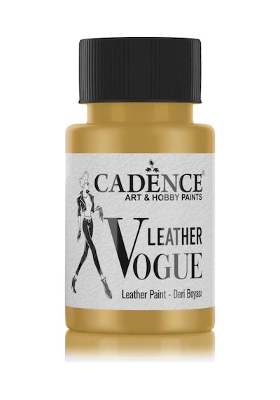 Leather Vogue Deri Boyası Metalik Lvm-04 Altın 50 Ml