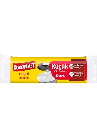 Koroplast Küçük Boy Çöp Torbası 30'lu 2 Adet