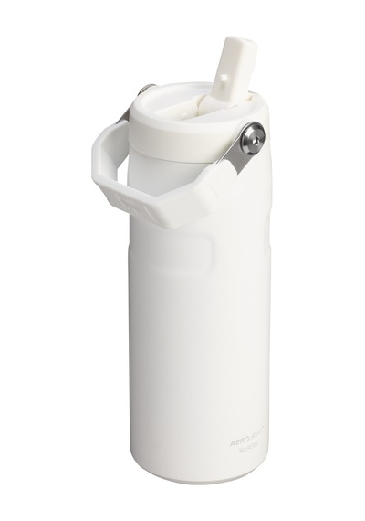 Stanley The Iceflow Flip Straw 2.0 Pipetli Termos Bardak 0.47 Lt / Frost Beyaz