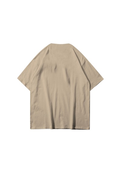 Flood Of Style Unisex Kemik Kalp Taş Tshirt Gri