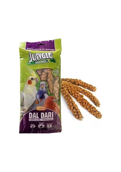 Jungle Kuşlar İçin Doğal Dal Darı 5'li Paket