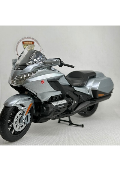 Honda Goldwing Dct Gri 1:12 Diecast Motosiklet Model Lisanslı Metal Maket Oyuncak & Biblo