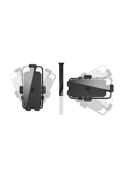 Bisiklet Motorsiklet Atv Otomatik Tuşlu Motosiklet Ayna Telefon Tutucu Tutacağı