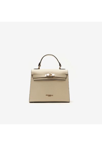 D37 Off White Çapraz Çanta Kadın Katia Piumelli Milano Bag Açık Kahverengi