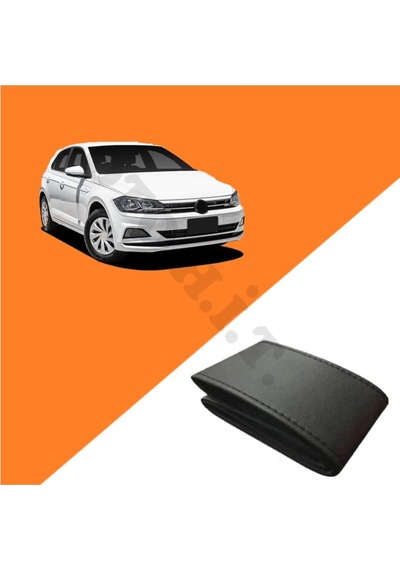 Volkswagen Polo 18 Ve Üzeri Uyumlu Deri Direksiyon Kılıfı Kaliteli Dikmeli Siyah