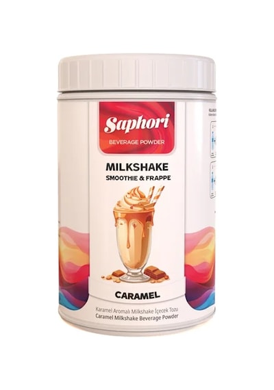 Saphori Karamel Aromalı Milkshake & Smoothie İçecek Tozu 1 Kg 1 KG