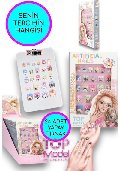 Top Model Şehir Kızları Yapay Takma Tırnaklar
