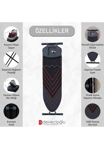 Harbinger Yeni Nesil Strongboard Ütü Masası Mm149 Çok Renkli