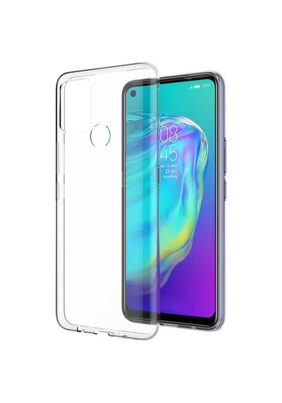 Tecno Uyumlu Pova Kılıf Zore Süper Silikon Kapak-Renksiz