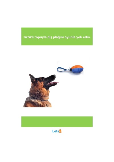 Diş Temizleyici Eğlenceli Köpek Diş Kaşıma Oyun Topu