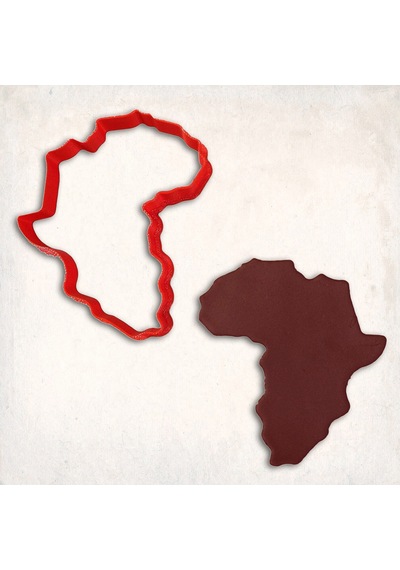 Afrika Kurabiye Kalıbı Şekillendirici Kopat KIrmızı