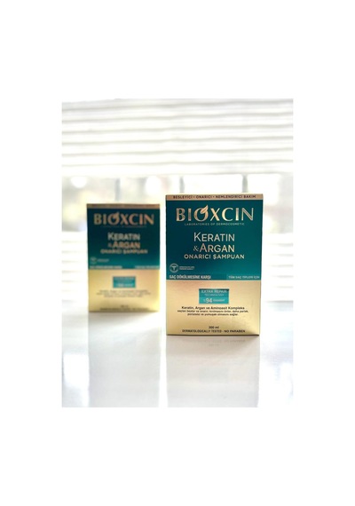 Keratin & Argan Onarıcı Şampuan 300 Ml 2'li Set