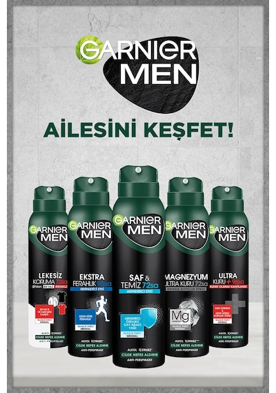 Garnier Men Ekstra Ferahlık Antiperspirsant Erkek Deodorant 150 ML