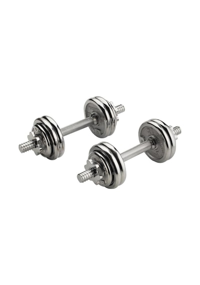 CKSpor 15 KG Krom Dumbell Seti Çantalı Döküm Plaka Dambıl Seti Cks15