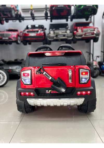 Hummer Akülü Araba 0-9 Yaş Kırmızı
