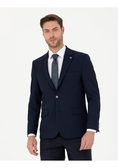 Pierre Cardin Lacivert Slim Fit Ceket