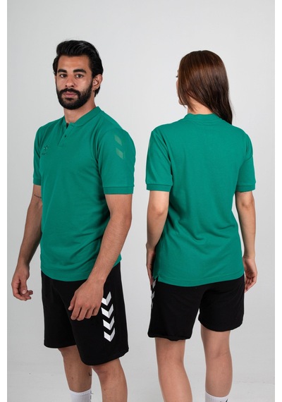 Hummel Armin Pamuklu Bebe Yaka Tişört Yeşil