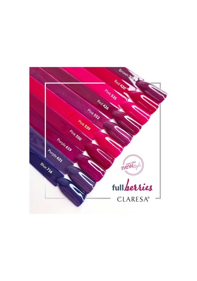 Claresa Kalıcı Oje Koyu Kızıl Kırmızı 420 5g