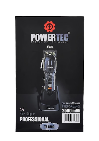 Powertec Tr-8700 Saç Tıraş Makinesi Siyah 3 - 4 Saat