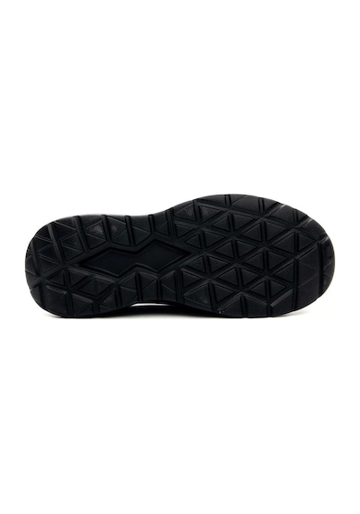 King Paolo F1211 Erkek Önü Kapalı Memory Foam Spor Terlik Siyah