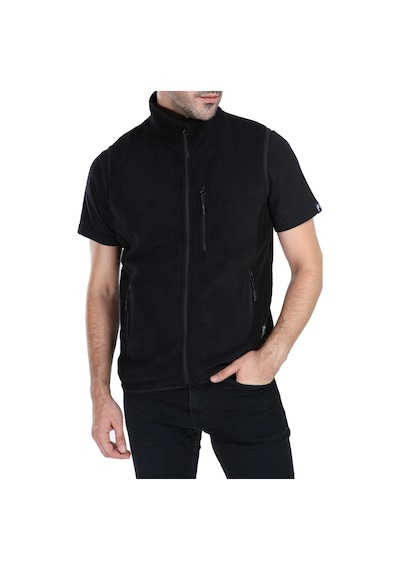 Ghassy Co. Erkek Çok Cepli Koyu Haki Polar Yelek 538711625