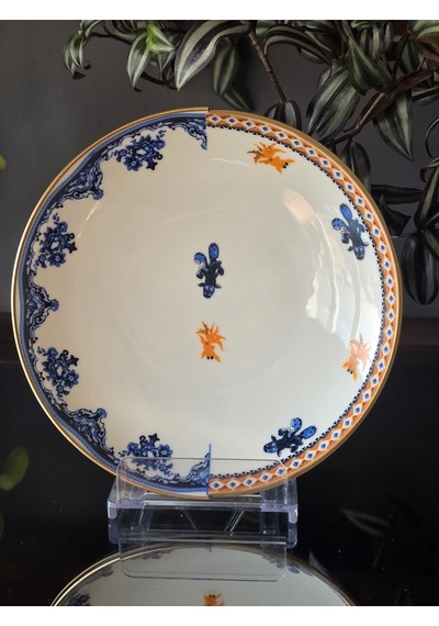 Konyax Yemek Tabağı Set 6 Kişilik Hybrıd1 Çok Renkli