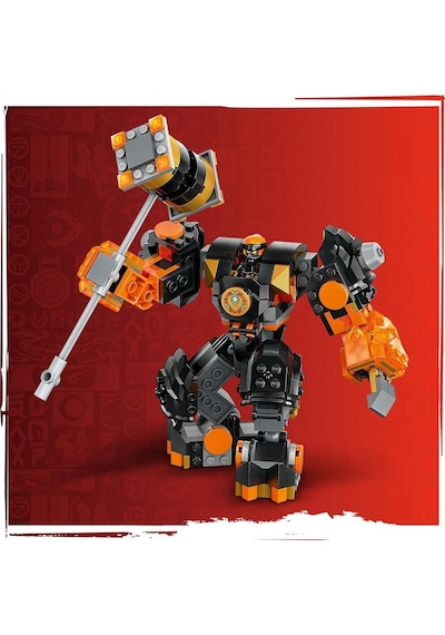 LEGO® Ninjago Cole’un Toprak Elementi Robotu 71806 7+ Yaratıcı Oyuncak Yapım Seti - 235 Parça