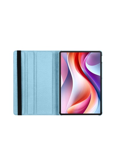 Lenovo M11 İle Uyumlu Tb-330fu Uyumlu Standlı 360 Yatay Dikey Dönebilen Deri Tablet Kılıfı Mor