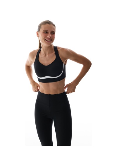 Penti Siyah Contrast Sculpt Core Sabit Pedli Spor Sütyeni