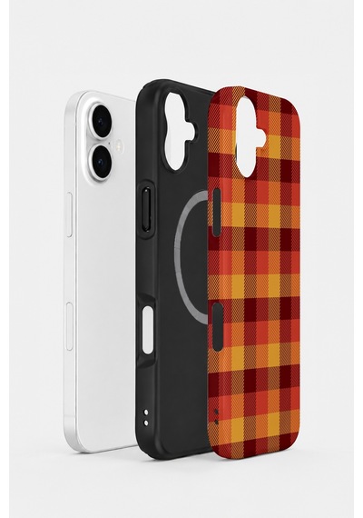 Velvoria Valestra Kiremit Hardal Ekose Apple iPhone Uyumlu 16 Magsafe Koruma Kılıfı Valestra Magline - Kiremit Hardal Ekose Velvoria Valestra Kiremit Hardal Ekose Apple iPhone Uyumlu 16 Magsafe Koruma Kılıfı Valestra Magline - Kiremit Hardal Ekose