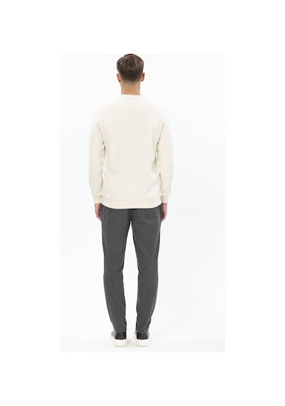 Erkek Kadife Sweatshirt 252209002.kdfoyr Ekru