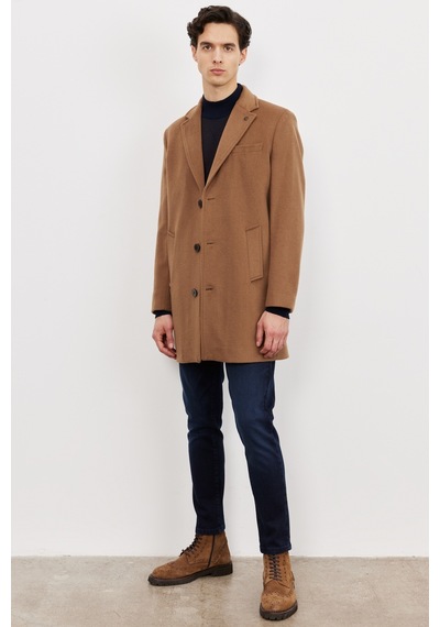 Ac&Co / Altınyıldız Classics Erkek Camel Standart Fit Normal Kesim Mono Yaka Yünlü Palto 4A0523100001Cml48 Camel Ac&Co / Altınyıldız Classics Erkek Camel Standart Fit Normal Kesim Mono Yaka Yünlü Palto 4A0523100001Cml48 Camel
